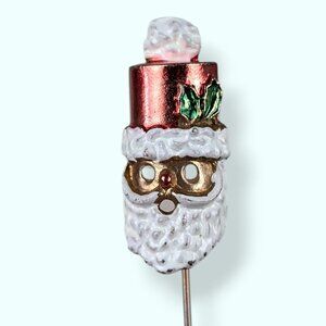 V. Enamel Santa Stick Pin
